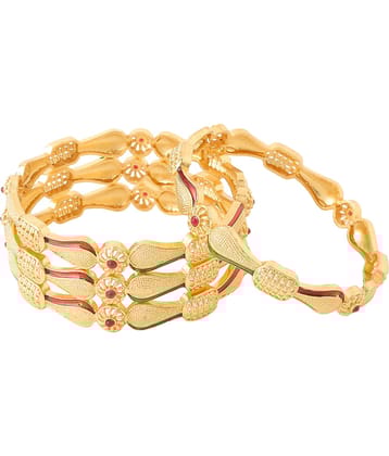 VIRAASI - Gold Bangle ( Pack of 1 )