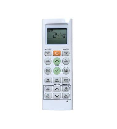 AC Remote No.36S 6-in-1 VIRAAT Mode for LG AC Remote Control (White)