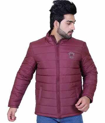 IF-INDIAN FORT Polyester Men's Quilted & Bomber Jacket - Red ( Pack of 1 )