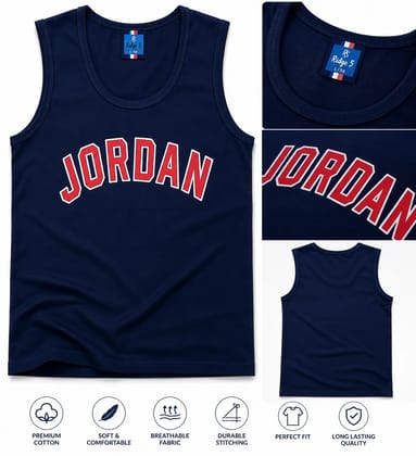Jordan Mens Sleeveless Cotton Tank Top