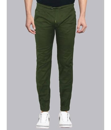 Urban Legends Regular Flat Men's Joggers - Green ( Pack of 1 )