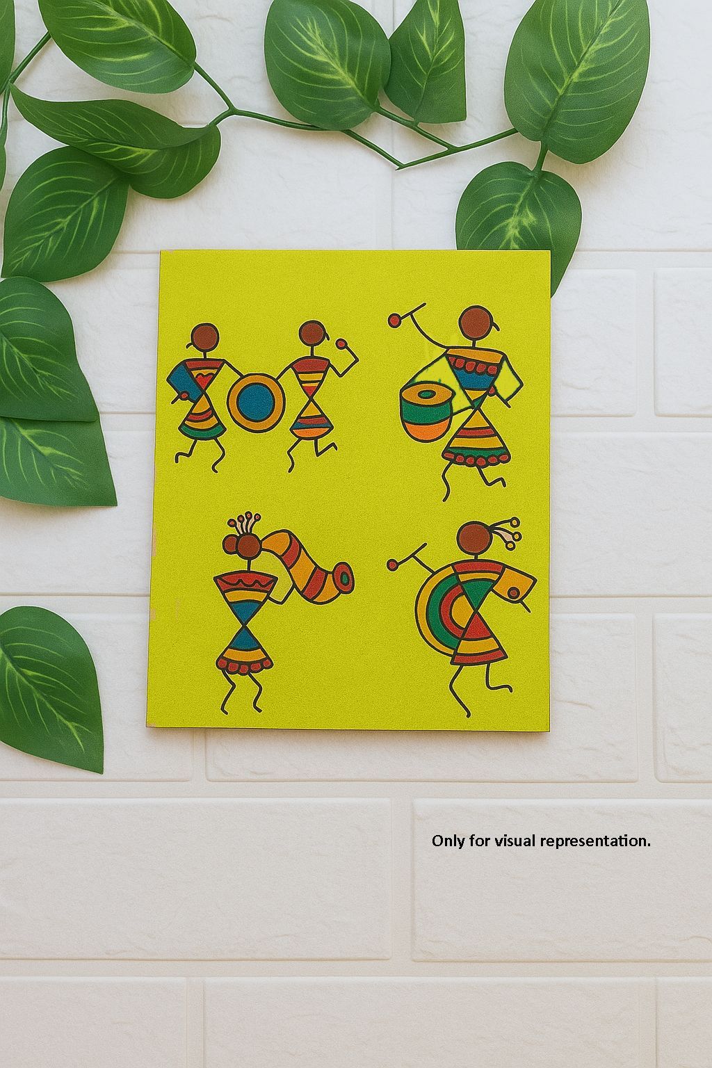 Dbeautify's DIY Warli Tribal Musicians Painting Base
