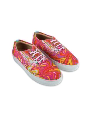 Women Sweat Absorption Lightweight Abrasion Slip Resistant Canvas Sneakers