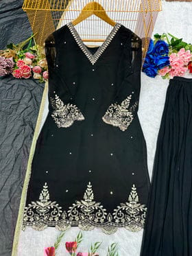 Beautiful Party Wear Top Plazzo And Dupatta Beautiful Party Wear Top Plazzo And Dupatta