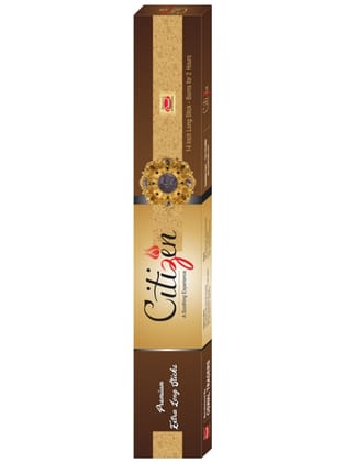 Citizen Agarbatti - Packaging-16' batti 100g Box,Fragrance-Fancy