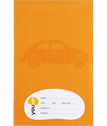Navneet Youva Soft Bound Brown Cover Long Book 17x27 cm Single Line 172 Pages - Pack of 6