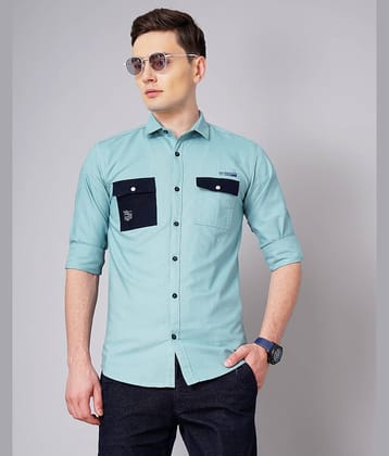 K-LARA - Black 100% Cotton Slim Fit Men's Casual Shirt ( Pack of 1 )