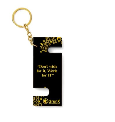 Pushpa - Keychain Stand For Smartphones With Life Quotes # 12 Pushpa - Keychain Stand For Smartphones With Life Quotes # 12