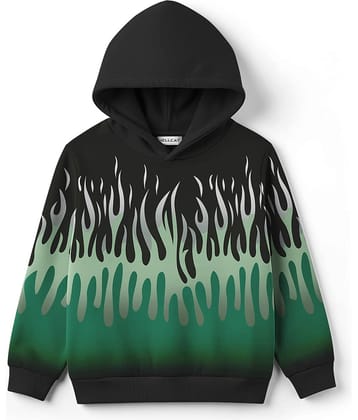 HELLCAT Pack of 1 Boys Cotton Blend Sweatshirt ( Black )