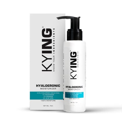 KYING Hyaloeronic Moisturizer, 75ml - Lightweight Hydration