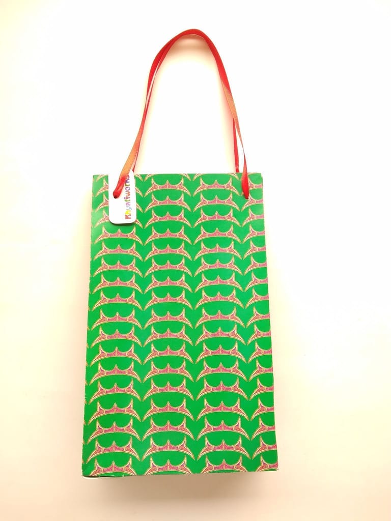 Festive Green Gift Bag - Large - Handbags | Buy online on ZillyBuy