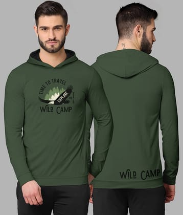 BULLMER - Olive Cotton Blend Regular Fit Men's Sweatshirt ( Pack of 1 )