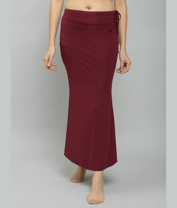 N-Gal Maroon Lycra Petticoat - Single