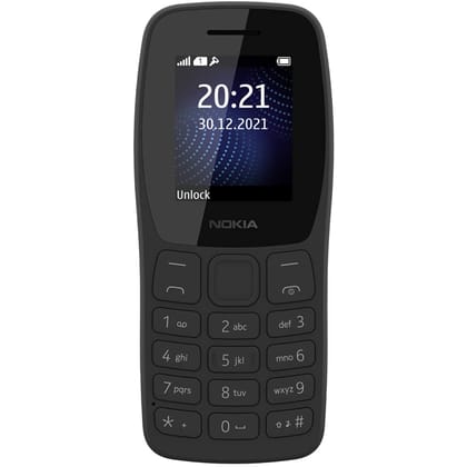 Nokia 105 Classic | Single SIM Keypad Phone with Built-in UPI Payments, Long-Lasting Battery, Wireless FM Radio, Without Charger | Charcoal Nokia 105 Classic | Single SIM Keypad Phone with Built-in UPI Payments, Long-Lasting Battery, Wireless FM Radio, Without Charger | Charcoal