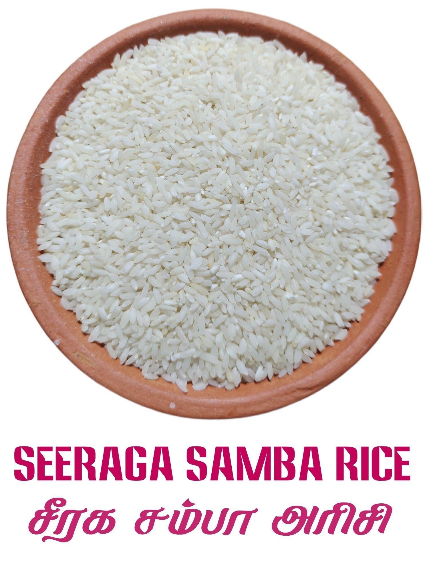 WORLD HARVEST RICE Seeraga Samba Biriyani Rice (1 kg) (Jeeraga Samba Rice | Biryani Rice | Zeeraga Samba Rice | Jeera Rice with Natural Aroma | Biryani/Pulao Chawal