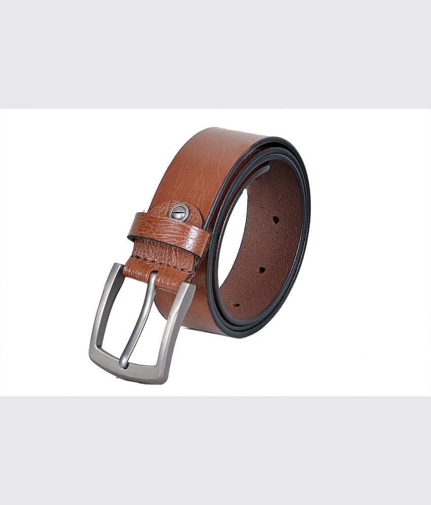 LEATHER COOPER - Brown Leather Men's Formal Belt ( Pack of 1 )