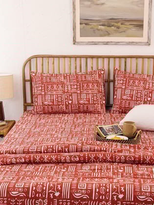 Gamathi Bed Set (DDH) (Rust)