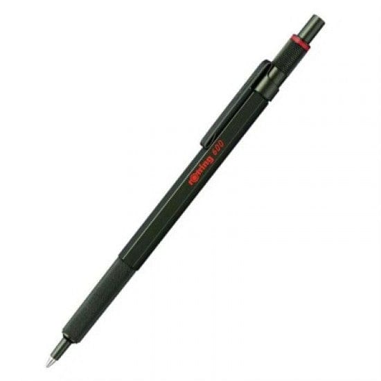 Rotring 600 Series Green1.0mm Ball Pen, Metal Body,Non-Slip Metal Knurled Grip