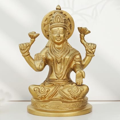 Brass Showpiece Laxmi Ji (BSMAS1000 L)