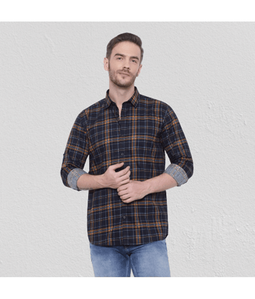 leeway - Multicolor Cotton Blend Slim Fit Men's Casual Shirt ( Pack of 1 )