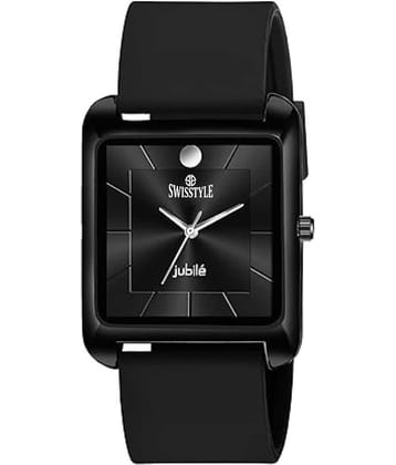 Swisstyle Black Silicon Analog Men's Watch