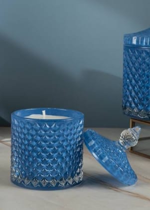 Crystal jar candle 11 cm x 6.8 cm