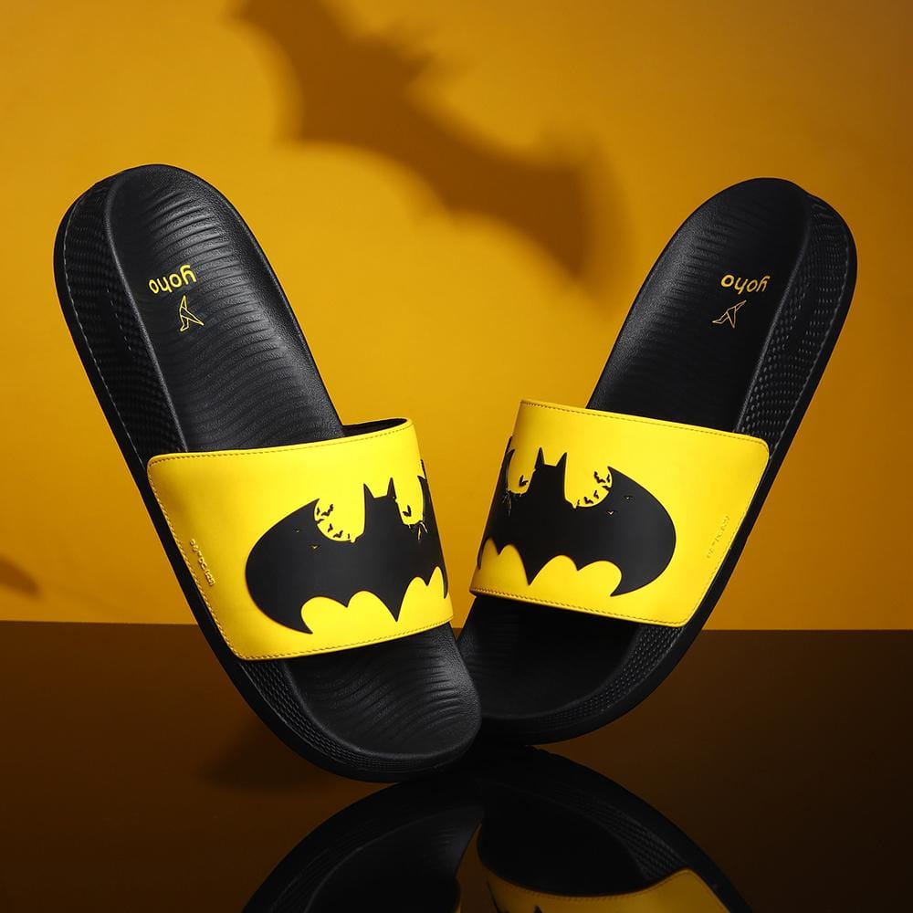 Batman 003 Sliders for Men-Pastel Yellow / 6