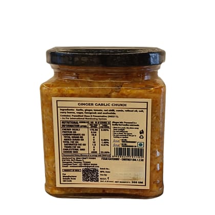 Maa Craft Ginger Garlic Chukh | Himachali Chukh Chutney | Spicy Ginger Garlic Sauce | Traditional Himalayan Chutney | No Preservatives | 300g