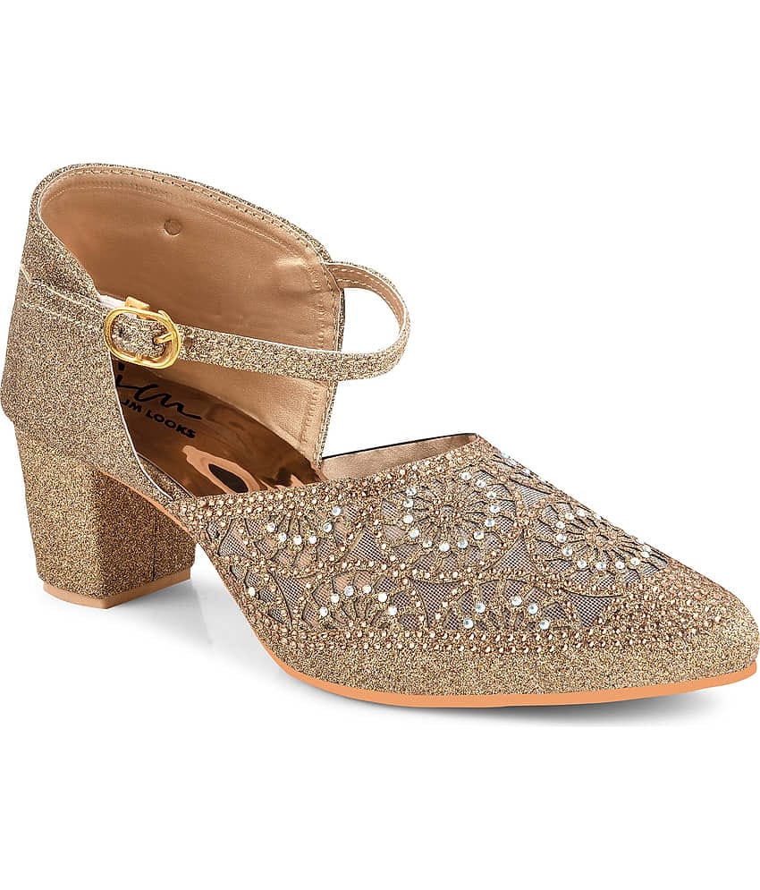 JM Looks Tan Women's Mules Heels