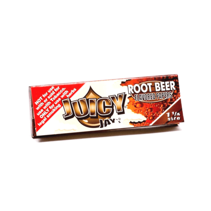 JUICY JAY'S Flavoured Rolling Paper 1 1/4 Size - Root Beer