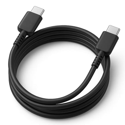 Samsung 45W Original Type C To Type C,Mobile Data Charging Cable For Samsung Galaxy Superfast Power Cable A54/ A15/ A14/ A34/ A23/ F54/ F34/ F23/ F14/ M14/ M34/M33/S21 Fe/S22/S23/S23 Fe 5G/S24, Black