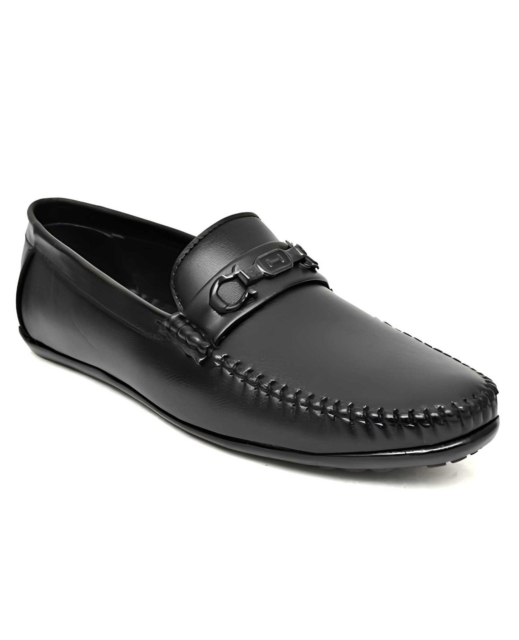 Latest Stylish Loafers, Casual Slip-On Daily Wear Shoes, Driving Shoes for Men's and Boys Color - Black, Size - 7