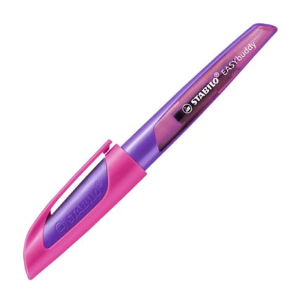 Stabilo | Easy Buddy | Fountain Pen | Left Handed | Purple-Magenta | Medium Nib