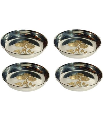 A & H ENTERPRISES - Stainless Steel Dessert Bowl 100 mL ( Set of 4 )