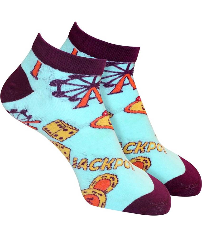 Man Arden - Cotton Men's Printed Multicolor Ankle Length Socks ( Pack of 1 )