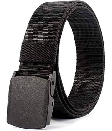 Livisorb - Black Fabric Men's Casual Belt ( Pack of 1 )