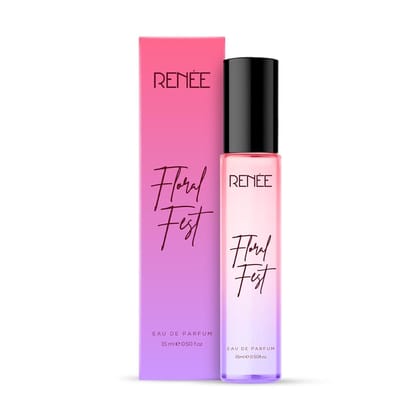 RENEE Floral Fest Eau De Parfum, Premium Long-lasting Fragrance With Notes of Orange, Mandarin, Osmanthus, Rose & Vanilla, Scent for Every Occasion, Ideal Perfume for Women, 15ml RENEE Floral Fest Eau De Parfum, Premium Long-lasting Fragrance With Notes 