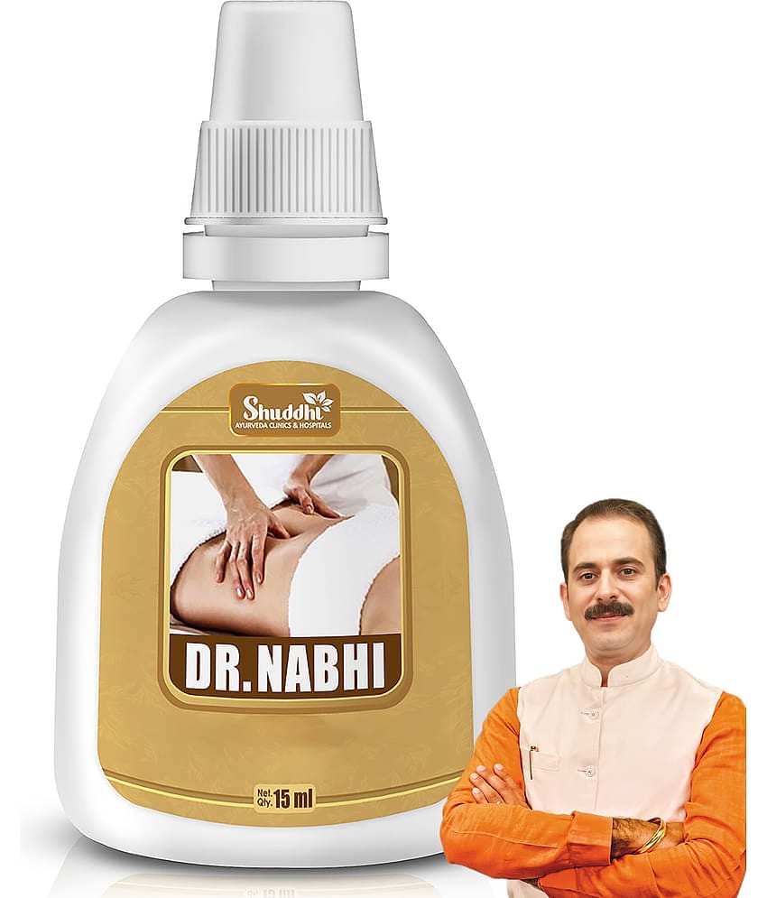 Shuddhi Dr. Nabhi/Navel Oil Supports Healthy Digestion And Metabolism, 15ml