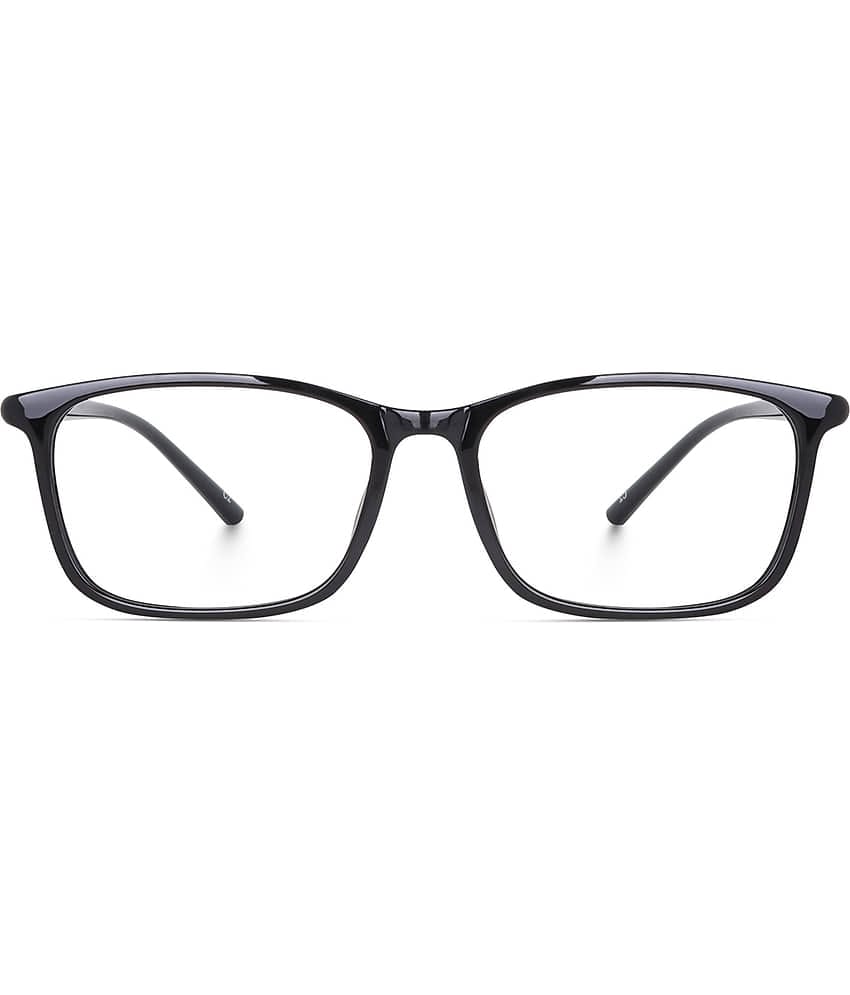 Peter Jones - Black Full Rim Rectangular Computer Glasses ( Pack of 1 )