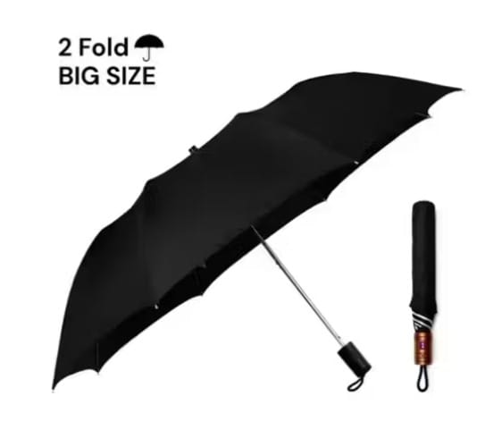 Black jumbo soni brand 2fold umbrella