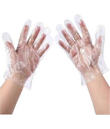 Clean India 300 gloves Plastic Universal Size Cleaning Glove 300 gloves