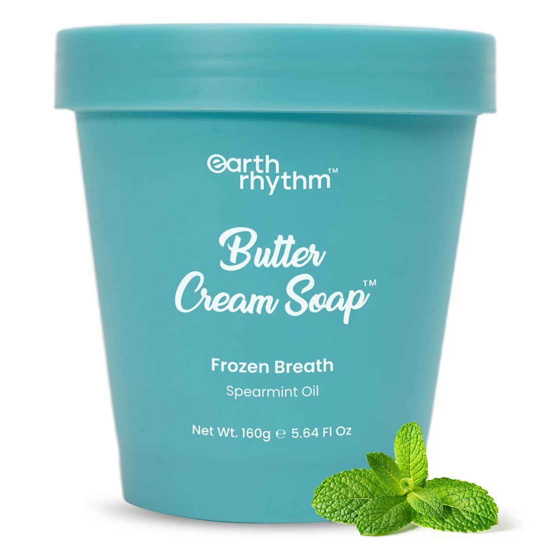 Earth Rhythm Butter Cream Soap, 48H Moisture, Gentle Cleanse, No Sulphates, No Phthalates Frozen Breath Earth Rhythm Butter Cream Soap, 48H Moisture, Gentle Cleanse, No Sulphates, No Phthalates Frozen Breath - Blue / 160 g (Pack of 1)