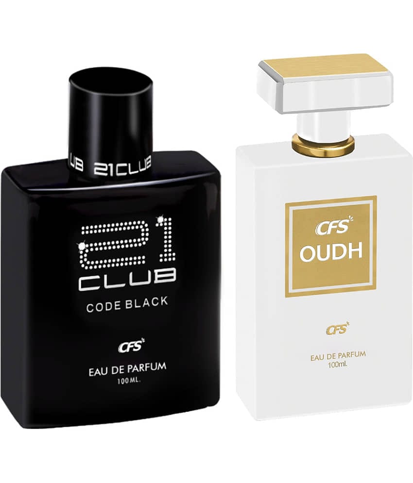 CFS Code Black  & Oudh White EDP Long Lasting Perfume