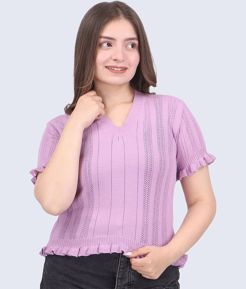 FEVERFEW Black Cotton Women's Regular Top ( Pack of 1 )