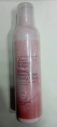 Aroma magic honey & Shea Butter body lotion moisturiser Nourishes and protects 24H 220 ml