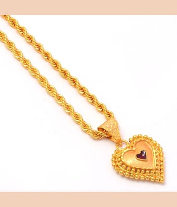 Jewar Mandi - Golden Pendant ( Pack of 1 )