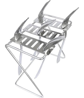 OC9 Silver Stainless Steel Storage Racks ( Pack of 1 )