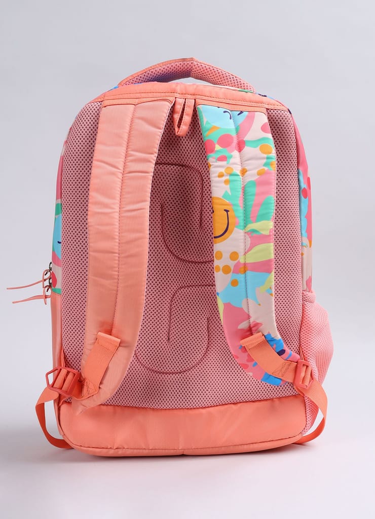 PB Pearlbags Polyester Water Resistant Casual Backpack With Laptop Sleeve For School For Boys and Girls