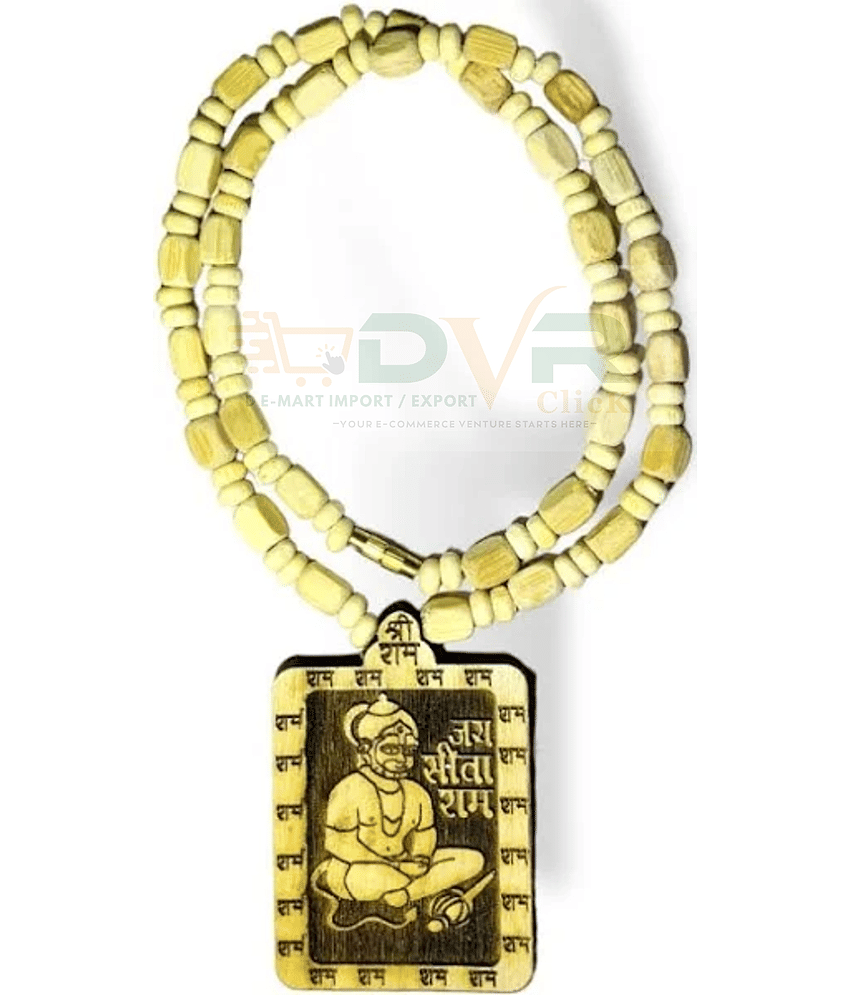 DvR ClicK Tulsi Mala With Hanuman Locket ( Pack of 1 )