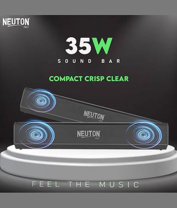 NEUTON PRO MUSIC BAR 35 W Bluetooth Speaker Bluetooth v5.0 with USB,SD card Slot Playback Time 6 hrs Black